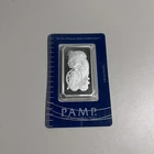 NEW Pamp Suisse Lady Fortuna 1oz Fine 0.999 Silver Bar In Sealed Assay Card