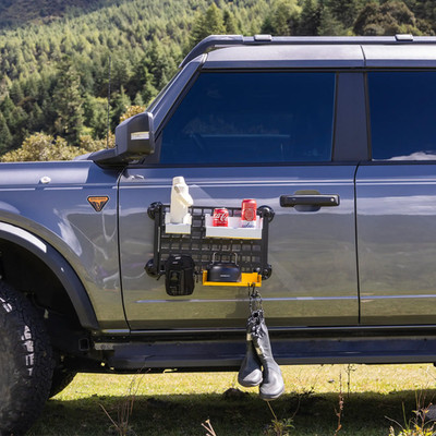 MOLLE Panel Magnetic Tool Box Tray Set | Detachable Storage Shelf for Camper Van