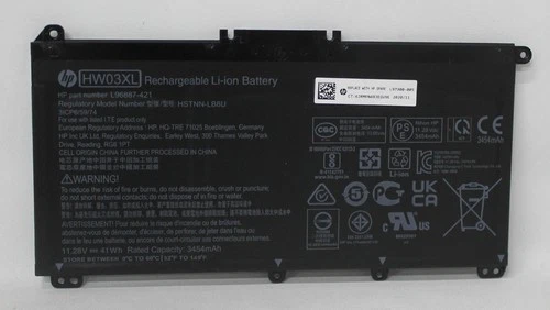 L97300-005 HP Battery 3Cell 41Wh 3.72Ah Pavilion 15-Eg0073Cl5-Eg0073Cl "GRADE A"
