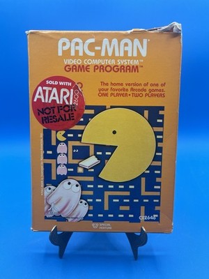 1981 Pac-Man Atari 2600 Video Game Complete in Box w/ Manual CIB Vintage