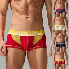 Sports Activity Breathable Trunks Elastic Waist Underpants Comfort Fit