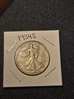 1934-S 50C WALKING LIBERTY SILVER HALF DOLLAR KM# 142