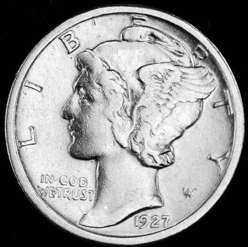 1927-P Mercury Dime — photo from the most recent tracked eBay sale