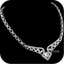 thumbnail 2 - 18k white gold simulated diamond pendant wedding party necklace luxury amazing
