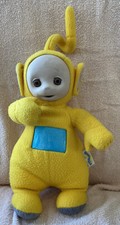 Vintage Teletubbies 1998 Talking Laa Laa Plush LaLa Yellow Doll Tested Works 15"