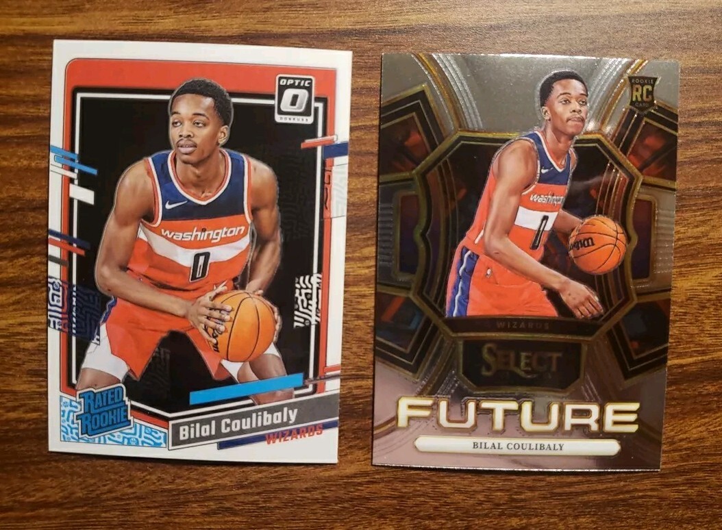 2023-24 Donruss Optic #243 Bilal Coulibaly Select Future Insert RC ROOKIE LOTx2