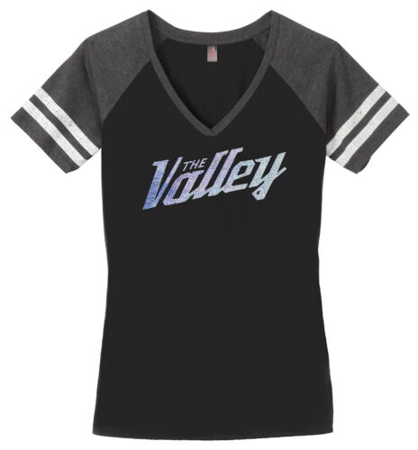 T-shirt femme à col en V Phoenix Suns Basketball Bling S-4XL The Valley - Photo 1/2
