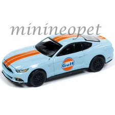 AUTOWORLD AW 64202 A 2017 FORD MUSTANG GT 1/64 GULF OIL LIGHT BLUE CP7521