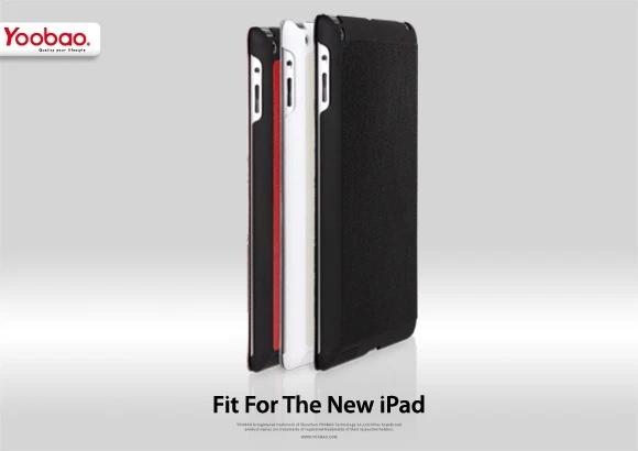 Yoobao iSlim Premium Leather Smart Cover Case for Apple iPad 2 iPad 3 iPad 4 — 第 2/4 张图片