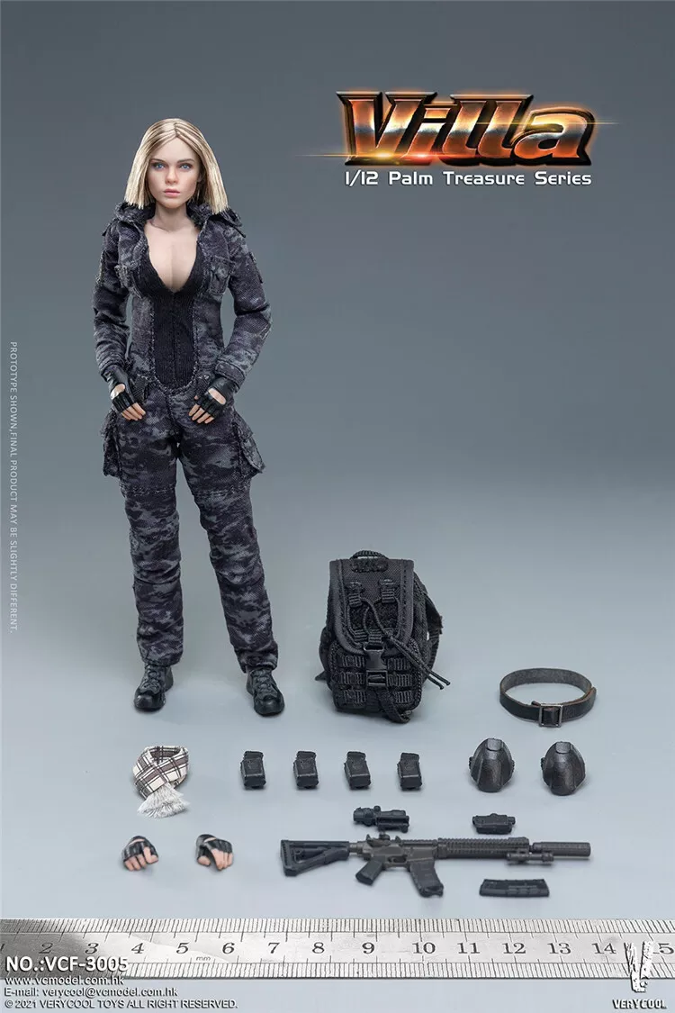 1/12 VERYCOOL VCF-3005 Treasure Series Black MC Camouflage Villa