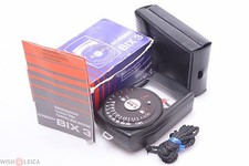   GOSSEN BIX 3 LIGHT, EXPOSURE METER W/ STRAP, POUCH, INSTRUCTIONS WORKS 100 