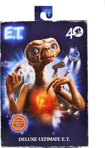 NECA E.T 40th Anniversario - Et- Ultimate Deluxe Action Figura LED - Nuovo / - Imagen 12 de 15