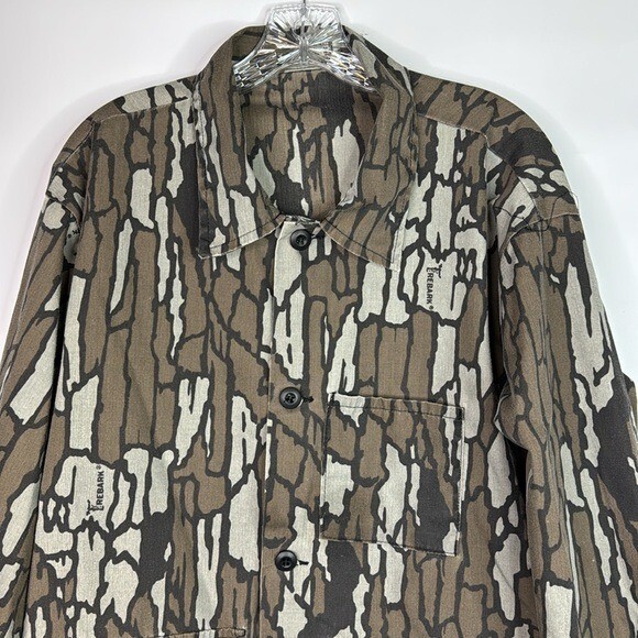 Vintage Trebark Button Lightweight Jacket Size XL - image 2