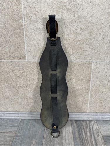 X3 Vintage Pferd Messing auf Martingale Lederriemen 35 cm lang Jamaica Inn - Bild 6 von 12