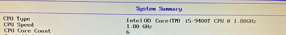 Lenovo ThinkCentre M720q i5-9400T 8GB RAM 240GB SSD WI-FI