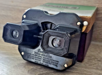 VINTAGE VIEWMASTER MODEL C STEREOSCOPE VIEWER 1950's RARE MADE IN USA BOXED R039