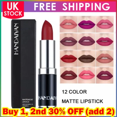 HANDAIYAN 💙LONG LASTING VELVET MATTE LIP COLOR WATERPROOF LIPSTICK PIGMENT MAKEUP💙