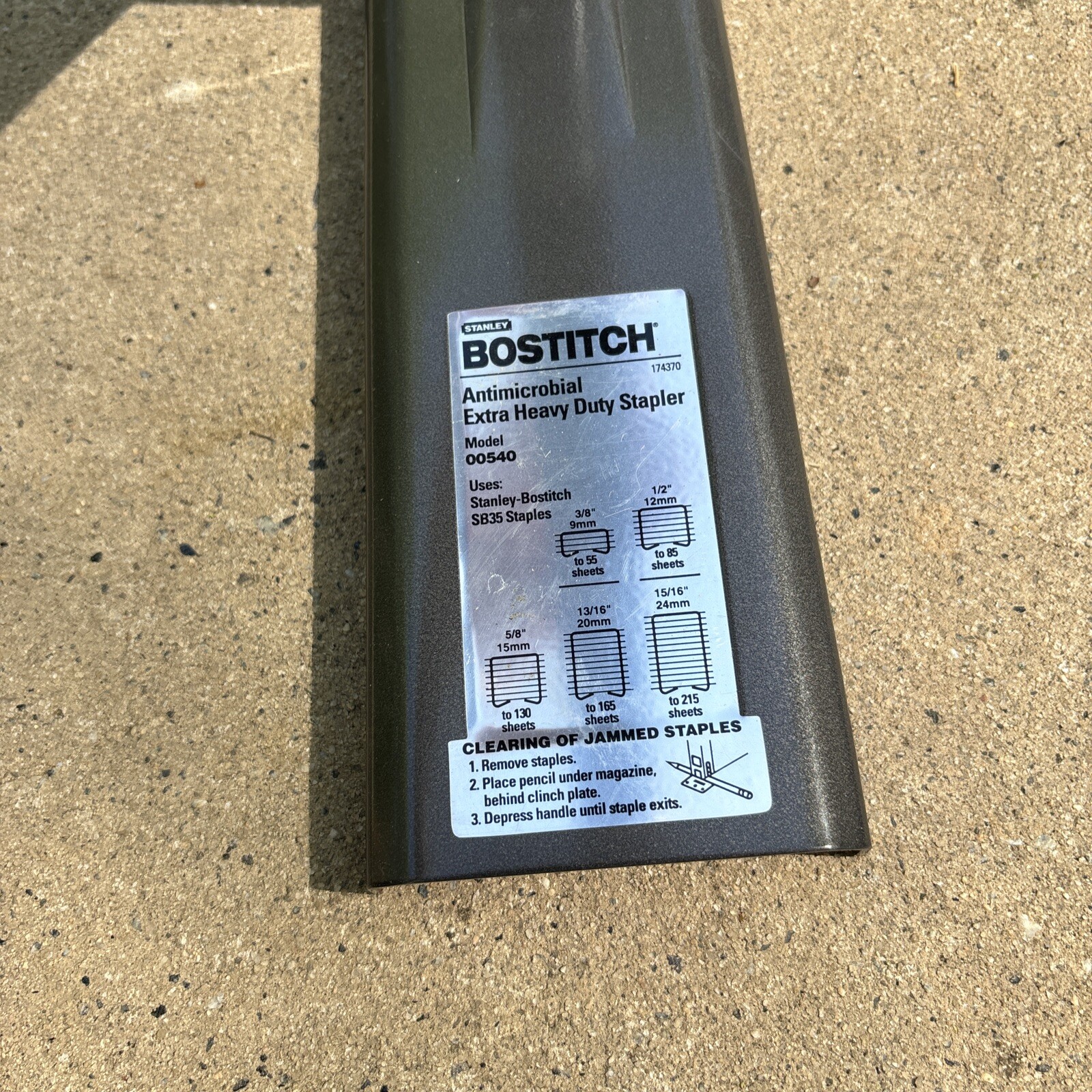 Stanley Bostitch Extra HeavyDuty Stapler 00540 USED eBay