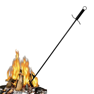 36-Inch Heavy Duty Fireplace Poker for Indoor Fireplace and Outdoor Fire Pits 