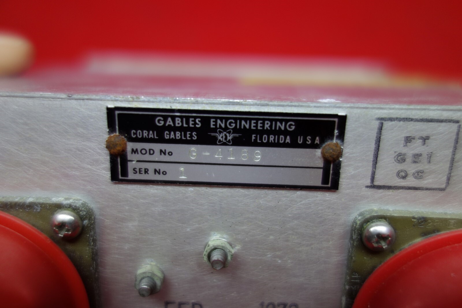 Gables Engineering ADF PN G4189 eBay