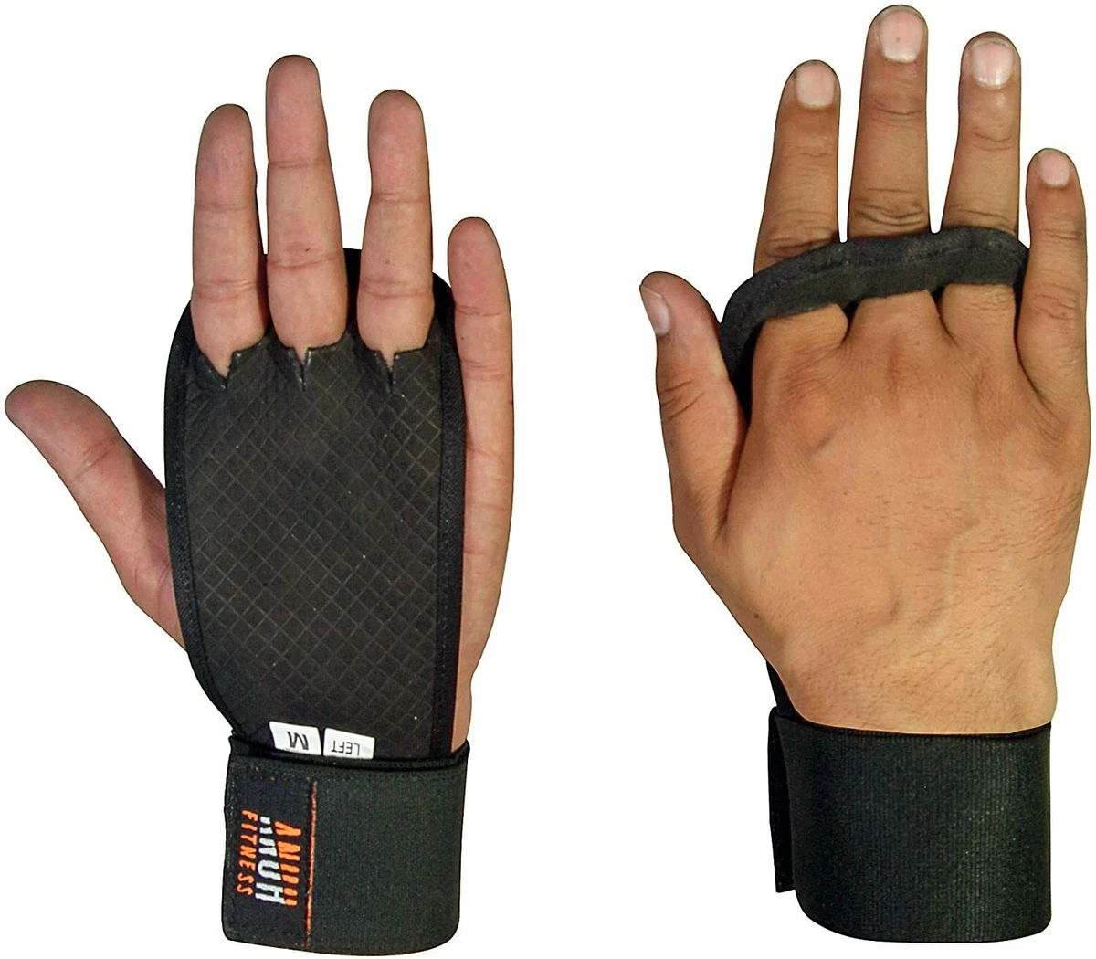 Leather Hand Grips Crossfit Pull Up Grips Weightlifting Gym
