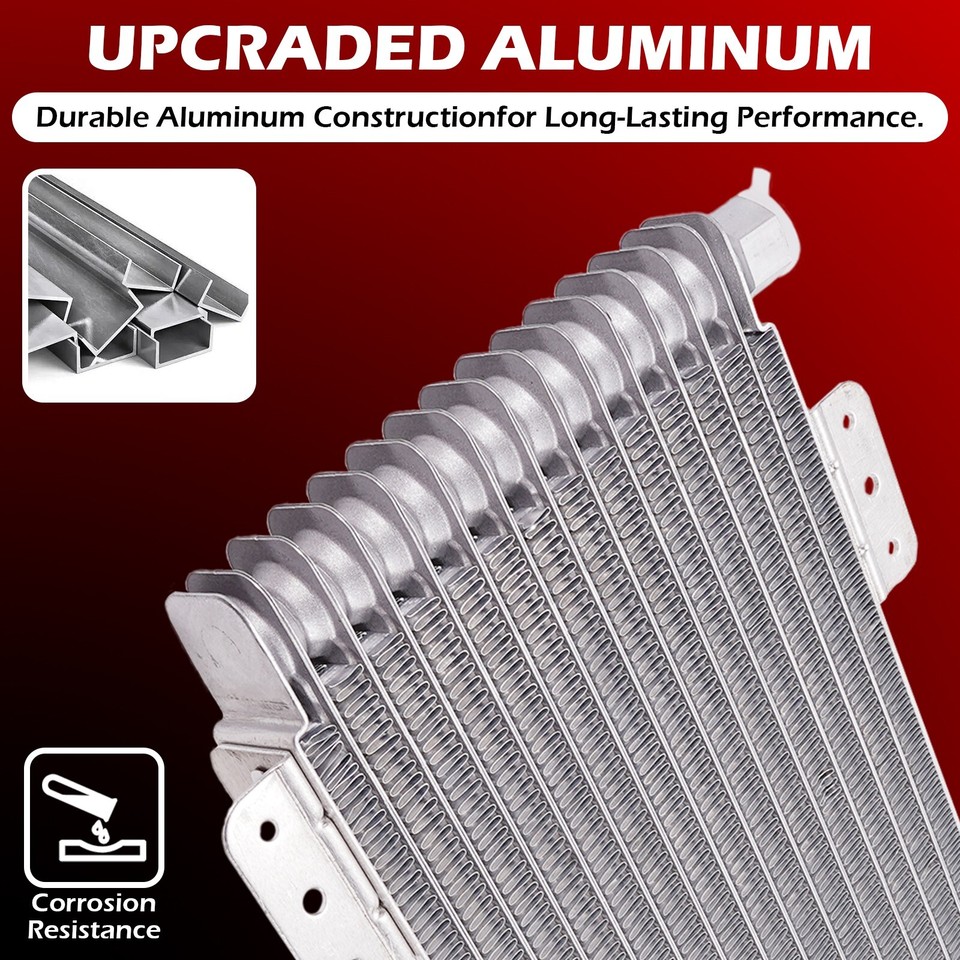 LPD47391 Transmission Oil Cooler Kit 40k Low Pressure Compatible With Heavy Duty 40,000 GVW Max Low Pressure Drop Trans Cooler With Mounting Hardware In | Whizz Engine Oil Coolers & Kits - Foto 10