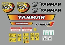 Yanmar Vio 75 Global Decals (Aufkleber) Aufkleber Set Complet