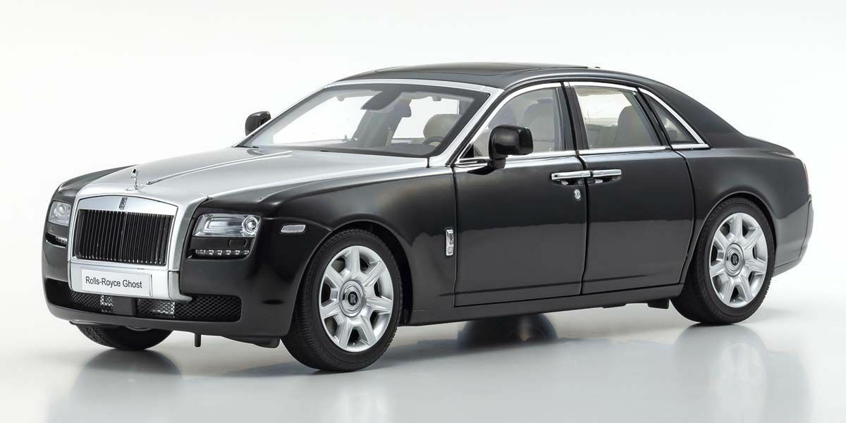 Kyosho Rolls-Royce Ghost Black Silver 08802BKS