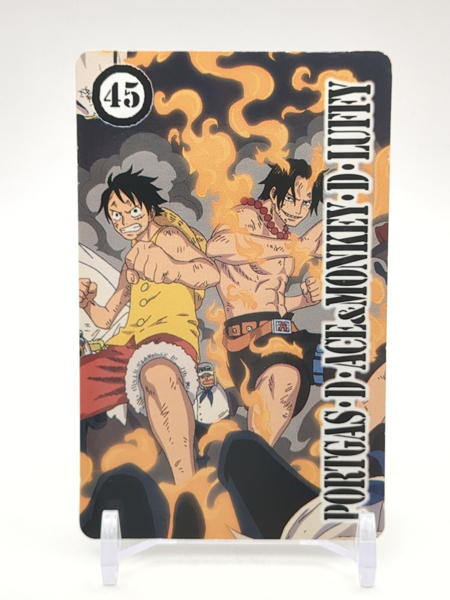 Monkey D. Luffy Ace #45 One Piece Card Top Gum 2010 Top