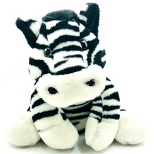 Fao Schwarz Fifth Avenue Zebra Plush 11  Safari Wildlife Stuffed Animal Toy