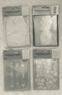 Set of 4 Embossing Folders by Darice
