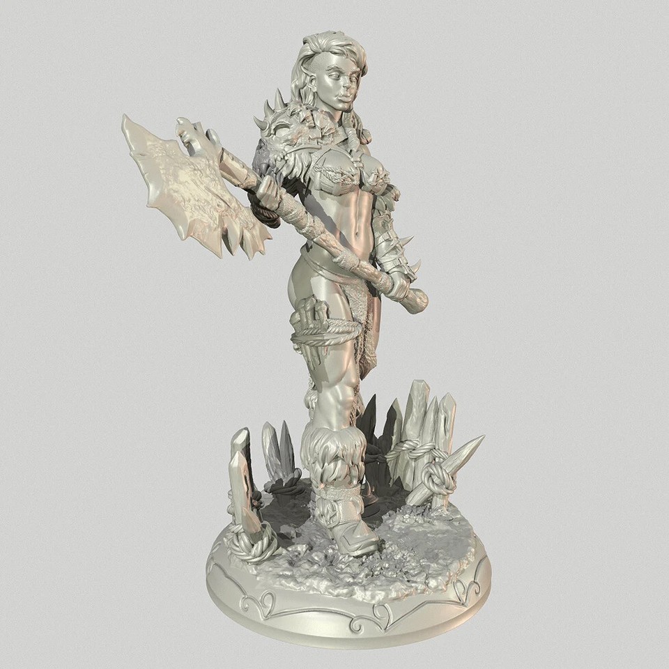 30mm Resin KD Noble Female Unpainted Unassembled ONLY Figure WH102 Kingdom Death