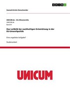 Das Leitbild Der Nachhaltigen Entwicklung In Der Eu-Umweltpolitik | Buch | 97836