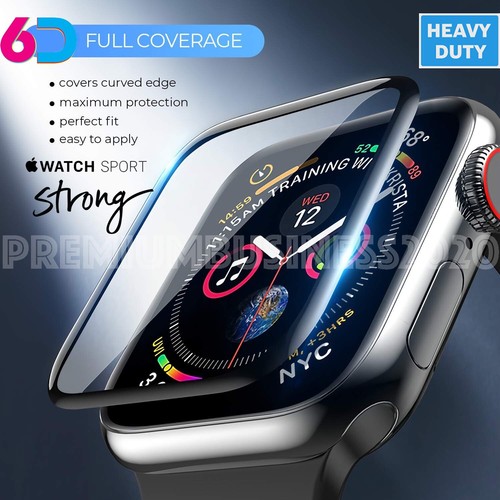 Pellicola Protezione Totale CURVO 6D per VETRO Apple Watch 6 5 4 3 2 44 42  40 38 | eBay