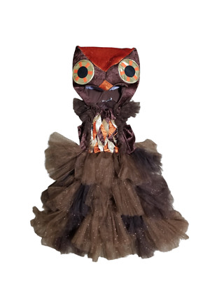 Owl Costume Halloween Chasing Fireflies No Size tag Girls Youth See Measurements