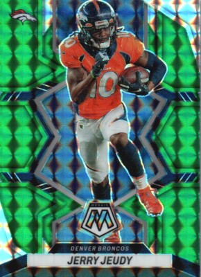 2022 Panini Mosaic #60 Jerry Jeudy Mosaic Green