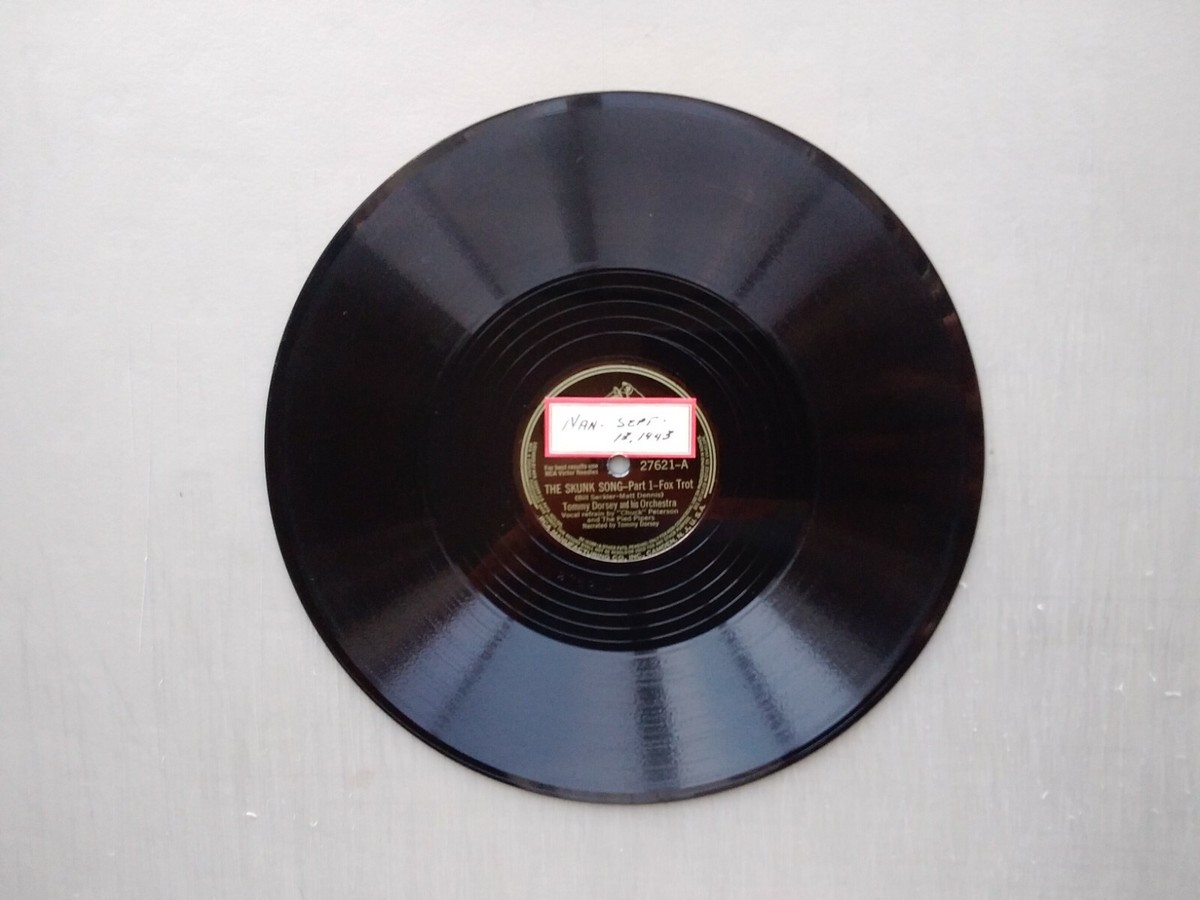 Tommy Dorsey 78rpm Single 10-inch Victor Records #27621 The Tommy Dorsey 78rpm Single 10-inch Victor Records #27621 The