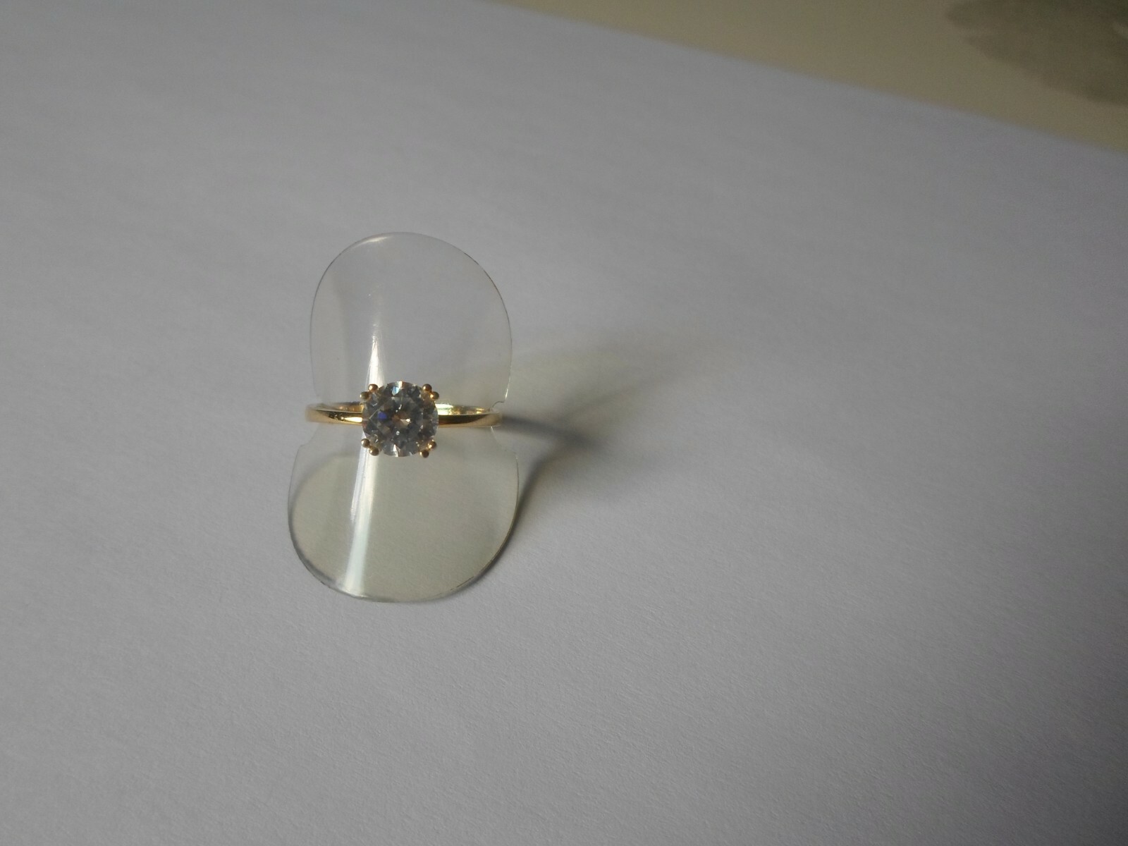 solid silver ring, vermilion, solitaire, zirconiu… - image 6