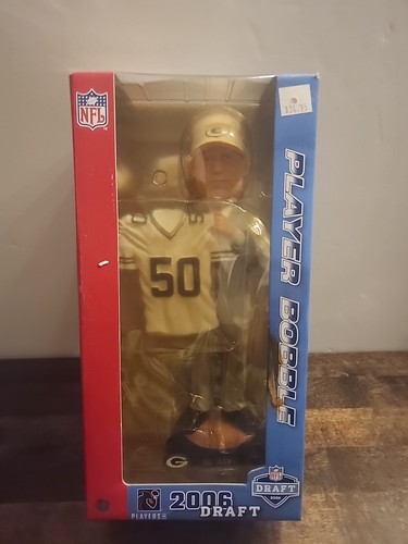 NFL Draft Bobblehead 2006 AJ Hawk-Green Bay Packers-Ohio State Buckeyes- Nuevo en caja - Imagen 2 de 5