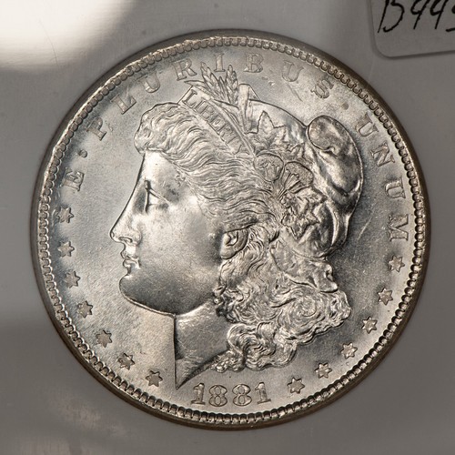 1881-S $1 Morgan Dollar - Frosty PQ Proof-Like - NGC MS 65 PL - VIDEO - B4452