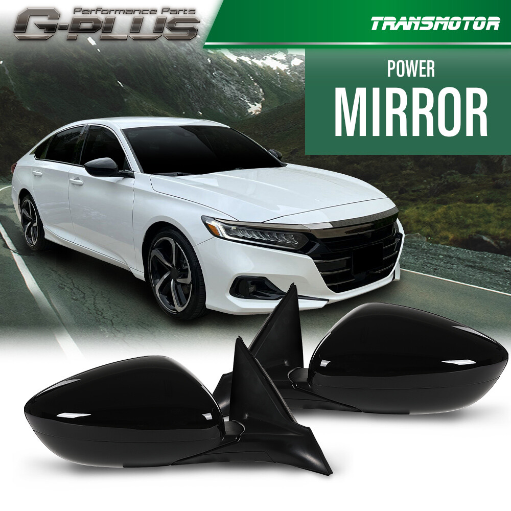 Driver Side Power Mirror For Honda Accord 2018-2022 Black Smooth With 8 - Foto 7