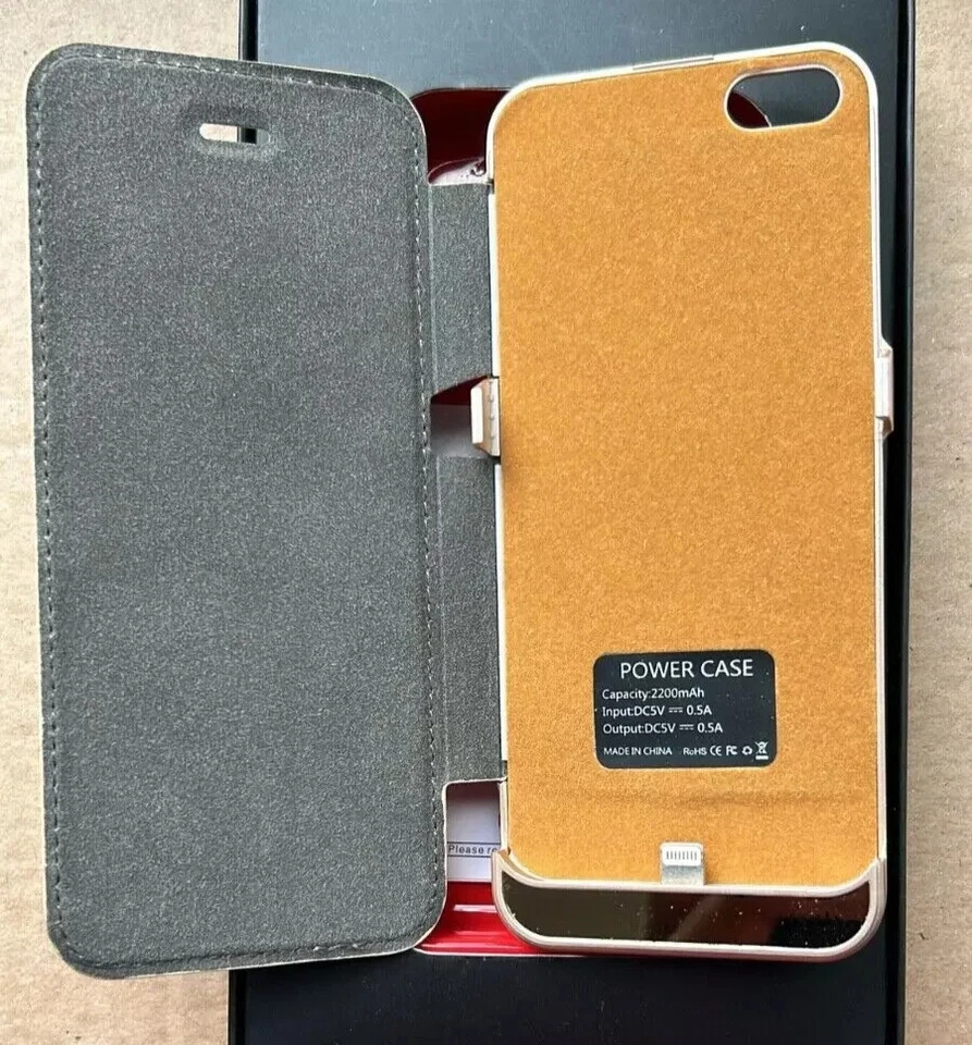 Guess Power Battery Case for iPhone 5 and iPhone 5S Folio Leather Case - Image 3 of 4