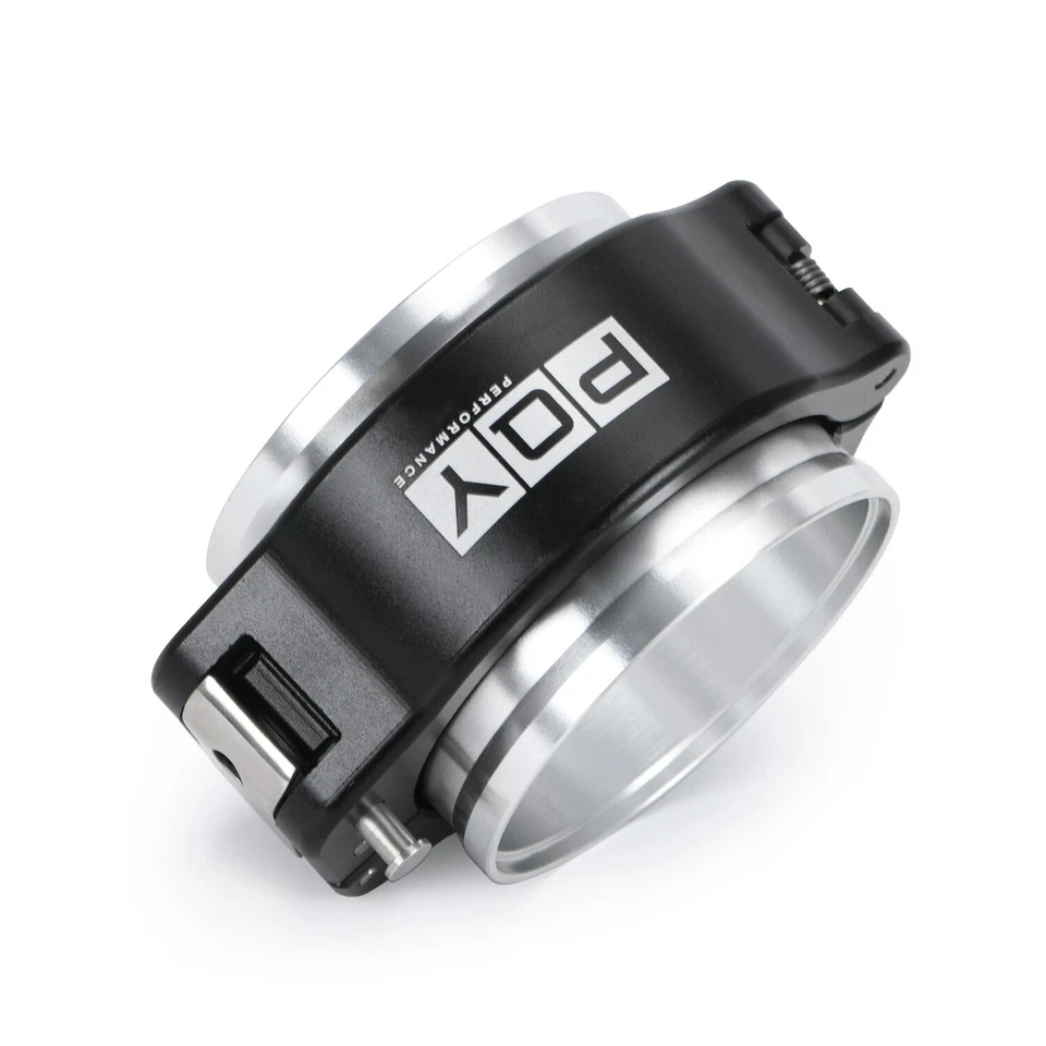 Nuevo conjunto de abrazadera sin pasador HD de aluminio negro 63 mm 2,5 pulgadas O.D. Tubo HD Foto 3 de 4