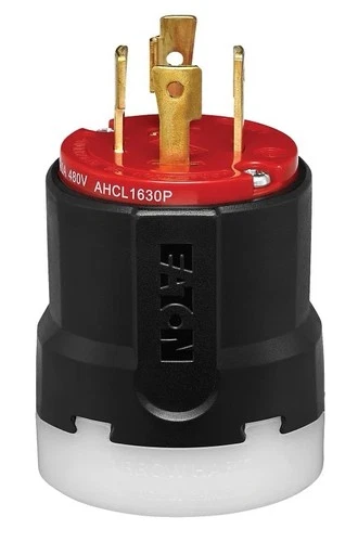 Eaton AHCL1630P HBL2731  71630NP L16-30P 30 Amp 480V  Twist Lock Male  Plug NIB