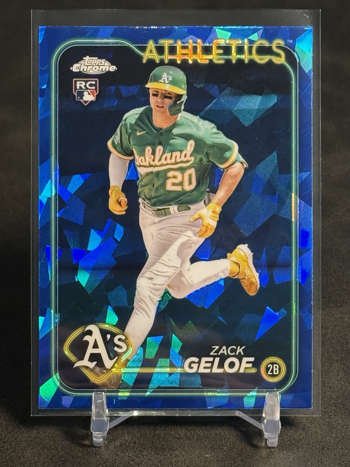 2024 Topps Chrome Sapphire #166 Zack Gelof Rookie RC Athletics