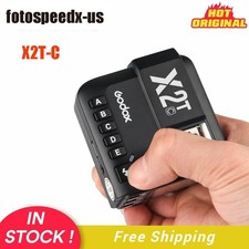 US Godox X2T-C 2.4G TTL Bluetooth Flash Speedlite Trigger Transmitter For Canon