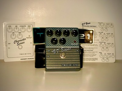 Tech 21 NYC VT Bass Overdrive SansAmp Character Series Guitar Effect Pedal