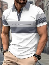 The new men's short-sleeved POLO shirt for summer 2025 is casual and comfortable