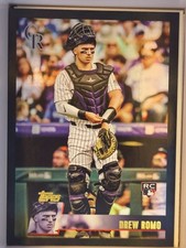 2025 Topps Archives - 1996 Topps Drew Romo #182 (RC) - Black Border