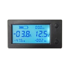 Battery Monitor Dc 300v 100a Voltmeter Ammeter Voltage Amp Meter Gauge With Hall